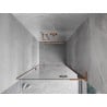 Mexen Mist-H L porte de douche pivotante droite 80 cm, transparente, cuivre brossé - 8A5L-080-000-65-00-P