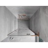 Mexen Mist-H L porte de douche pivotante droite 120 cm, transparent, cuivre brossé - 8A5L-120-000-65-00-P