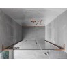 Mexen Mist-H L porte de douche pivotante gauche 135 cm, transparent, cuivre brossé - 8A5L-135-001-65-00-L