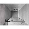 Mexen Mist-H L porte de douche pivotante gauche 85 cm, transparent, noir - 8A5L-085-000-70-00-L