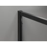 Mexen Exo-3S cabine de douche à 3 parois coulissante 180 x 80 cm, transparent, noir - 8152-180-080-70-00-3S