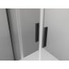 Mexen Exo-3S cabine de douche 3 côtés coulissante 190 x 80 cm, transparent, noir - 8152-190-080-70-00-3S