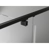 Mexen Exo-3S cabine de douche à 3 parois pivotante 70 x 95 cm, transparent, noir - 8181-070-095-70-00-3S