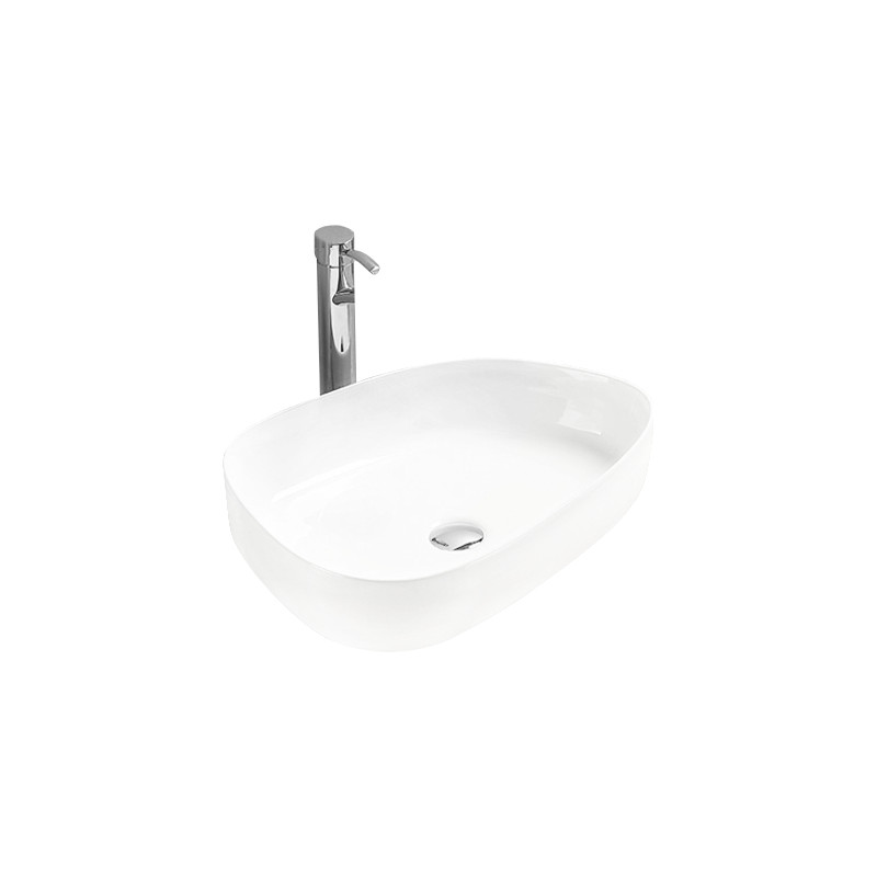Mexen Chiara lavabo de comptoir 54 x 39 cm, Blanc - 21585400