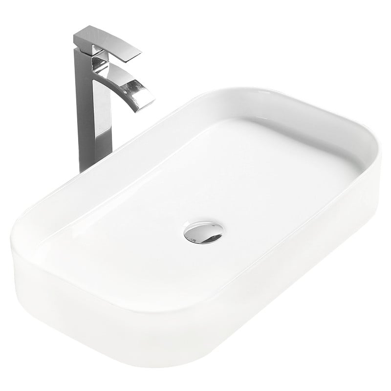 Mexen Alessia lavabo de comptoir 75 x 38 cm, Blanc - 21577500