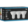 Mexen Nova 3x Ampoule LED GU10, 3W, Neutre - 4000K, 315 lm - L107-GU10-0340-01x03