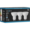 Mexen Nova 3x ampoule LED GU10, 3W, Froid - 6500K, 315 lm - L107-GU10-0365-01x03