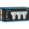 Mexen Nova 3x Ampoule LED GU10, 6W, Neutre - 4000K, 630 lm - L107-GU10-0640-01x03