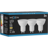 Mexen Nova 3x Ampoule LED GU10, 7W, Chaude - 3000K, 735 lm - L107-GU10-0730-01x03