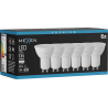 Mexen Nova 6x Ampoule LED GU10, 7W, Neutre - 4000K, 735 lm - L107-GU10-0740-01x06