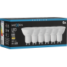 Mexen Nova 6x Ampoule LED GU10, 8W, Chaude - 3000K, 840 lm - L108-GU10-0830-01x06