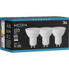 Mexen Nova 3x ampoule LED GU10, 8W, Neutre - 4000K, 840 lm - L108-GU10-0840-01x03