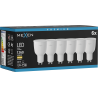 Mexen Nova 6x Ampoule LED GU10, 12W, Chaude - 3000K, 1260 lm - L108-GU10-1230-01x06