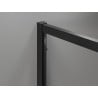 Mexen Exo-S 3S cabine de douche 3 parois coulissante 125 x 80 cm, transparent, noir - 8151-125-080-70-00-3S