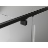 Mexen Exo-BR Duo 3S cabine de douche 3 parois à ouverture battante 70 x 75 cm, transparent, noir - 8182-070-075-70-00-3S