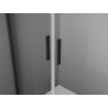 Mexen Exo-BR Duo 3S cabine de douche 3 parois pivotante 80 x 75 cm, transparent, noir - 8182-080-075-70-00-3S