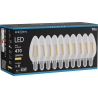 Mexen Vintis 10x Ampoule filament LED E14, C35, 4W, Chaude - 2700K, 470 lm, claire - L154-E14-0427-00x10