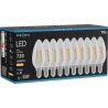 Mexen Vintis 10x Ampoule filament LED E14, C35, 6W, Chaude - 2700K, 720 lm, claire - L154-E14-0627-00x10