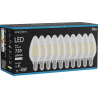 Mexen Vintis 10x Ampoule filament LED E14, C35, 6W, Neutre - 4000K, 720 lm, clair - L154-E14-0640-00x10