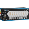 Mexen Vintis 10x Ampoule filament LED E14, G45, 2W, Chaude - 2700K, 240 lm, claire - L156-E14-0227-00x10