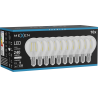 Mexen Vintis 10x ampoule à filament LED E14, G45, 2W, Neutre - 4000K, 240 lm, transparent - L156-E14-0240-00x10