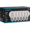 Mexen Vintis 6x Ampoule filament LED E27, G45, 4W, 55 lm, rouge - L156-E27-04XX-45x06