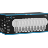 Mexen Vintis 10x ampoule à filament LED E27, G45, 4W, 55 lm, bleu - L156-E27-04XX-47x10