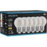 Mexen Vintis 6x Ampoule filament LED E27, G45, 4W, Chaude - 2700K, 470 lm, clair - L156-E27-0427-00x06