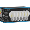 Mexen Vintis 6x Ampoule à filament LED E27, G45, 6W, Neutre - 4000K, 720 lm, clair - L156-E27-0627-00x06 - L156-E27-0640-00x06