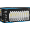 Mexen Vintis 10x Ampoule LED filament E27, C35, 6W, Neutre - 4000K, 720 lm, transparent - L154-E27-0640-00x10