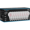 Mexen Vintis 10x Ampoule à filament LED E27, A60, 4W, 55 lm, rouge - L150-E27-04XX-45x10