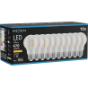 Mexen Vintis 10x Ampoule à filament LED E27, A60, 4W, Chaude - 2200K, 470 lm, clair - L150-E27-0422-00x10