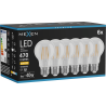 Mexen Vintis 6x ampoule LED filament E27, A60, 4W, Chaude - 2700K, 470 lm, clair - L150-E27-0427-00x06