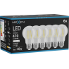 Mexen Vintis 6x Ampoule filament LED E27, A60, 4W, Neutre - 4000K, 470 lm, clair - L150-E27-0440-00x06