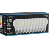 Mexen Vintis 10x ampoule filament LED E27, A60, 4W, Neutre - 4000K, 470 lm, transparent - L150-E27-0440-00x10