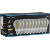 Mexen Vintis 10x Ampoule filament LED E27, A60, 6W, Chaude - 2200K, 450 lm, fumée - L150-E27-0622-70x10