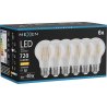 Mexen Vintis 6x Ampoule filament LED E27, A60, 6W, Chaud - 2700K, 720 lm, transparent - L150-E27-0627-00x06