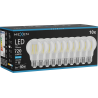 Mexen Vintis 10x Ampoule filament LED E27, A60, 6W, Froid - 6500K, 720 lm, transparent - L150-E27-0665-00x10