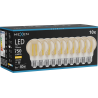 Mexen Vintis 10x Ampoule LED filament E27, A60, 8W, Chaude - 2700K, 750 lm, ambre - L150-E27-0822-50x10 - L150-E27-0827-50x10