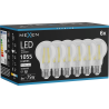 Mexen Vintis 6x Ampoule filament LED E27, A60, 8W, Neutre - 4000K, 1055 lm, clair - L150-E27-0840-00x06