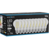 Mexen Vintis 10x Ampoule à filament LED E27, A60, 8W, Neutre - 4000K, 1055 lm, transparent - L150-E27-0840-00x10