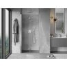 Mexen Mist-F porte de douche pliante gauche 110 cm, transparent, chrome - 8A6-110-000-01-00-L