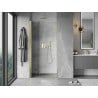 Mexen Mist-F porte de douche pliante gauche 80 cm, transparent, doré - 8A6-080-000-50-00-L