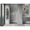 Mexen Mist-F porte de douche pliable gauche 75 cm, transparent, or brossé - 8A6-075-000-55-00-L