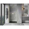 Mexen Mist-F porte de douche pliable gauche 75 cm, transparent, or brossé - 8A6-075-000-55-00-L
