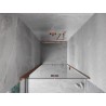 Mexen Mist-F porte de douche pliable gauche 75 cm, transparent, cuivre brossé - 8A6-075-000-65-00-L