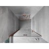 Mexen Mist-F porte de douche pliante gauche 95 cm, transparent, cuivre brossé - 8A6-095-000-65-00-L