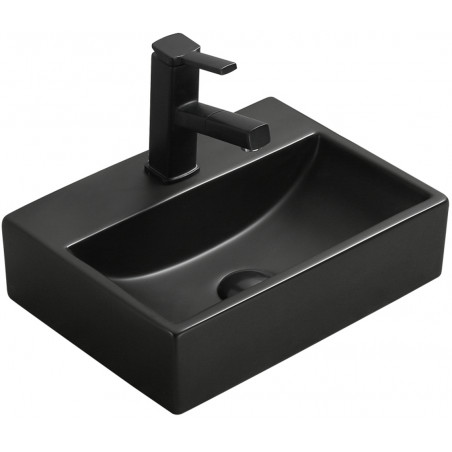 Mexen Mini lavabo à poser 40 x 30 cm, noir mat - 21094085