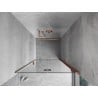 Mexen Mist-F porte de douche pliante droite 75 cm, transparent, cuivre brossé - 8A6-075-000-65-00-P