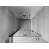 Mexen Mist-F porte de douche pliantes gauche 110 cm, transparentes, noires - 8A6-110-000-70-00-L